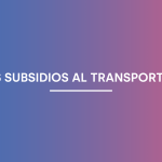 Proyecto de declaración sobre los subsidios al transporte público